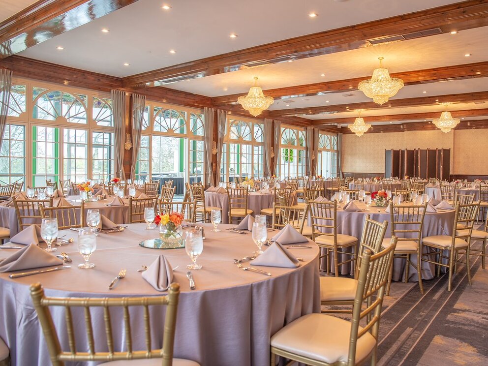 Ballroom at our Oak Brook hotel near Chicago
