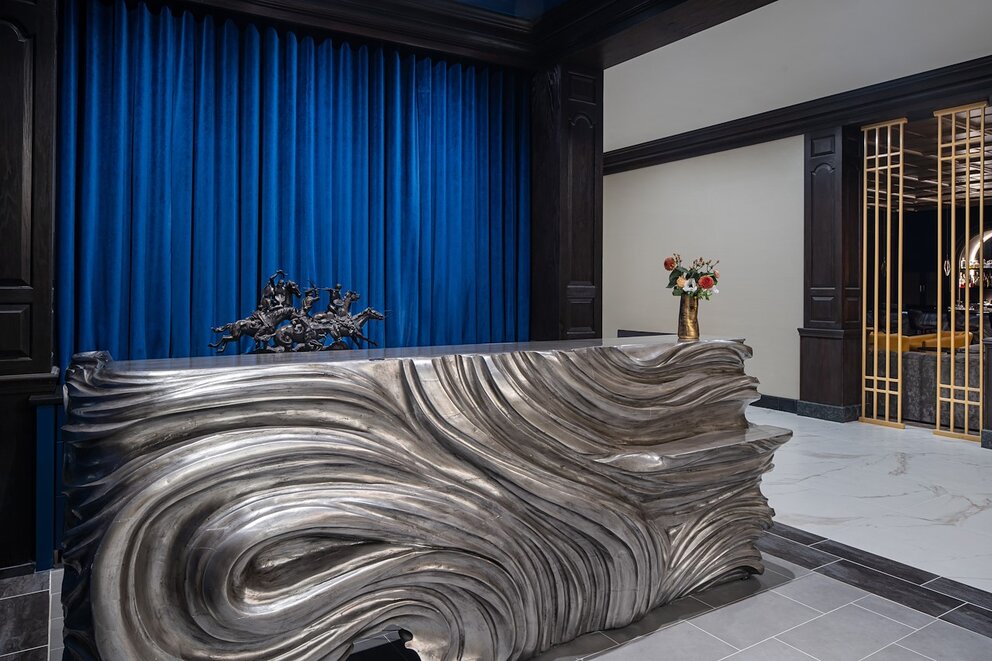 Front Desk of our Oak Brook hotel